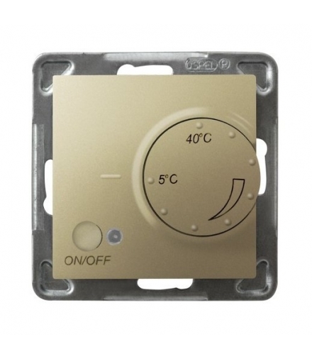 IMPRESJA RTP-1Y/m/28 Regulator temperatury z czujnikiem podpodłogowym, ZŁOTY METALIK