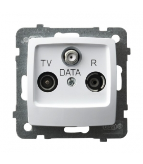 KARO GPA-SD/m/00 Gniazdo RTV-DATA , BIAŁY