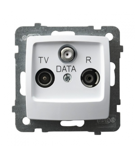 KARO GPA-SD/m/00 Gniazdo RTV-DATA , BIAŁY