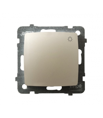 KARO ŁP-5S/m/42 Łącznik zwierny "światło" , ECRU PERŁOWY