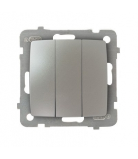 KARO ŁP-13S/m/43 Łącznik potrójny , SREBRNY PERŁOWY