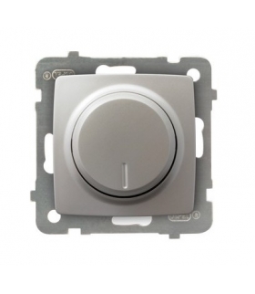 KARO ŁP-8SL2/m/43 Ściemniacz uniwersalny do obciążenia żarowego, halogenowego oraz LED, SREBRNY PERŁOWY