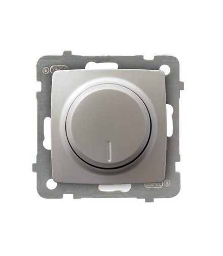 KARO ŁP-8SL2/m/43 Ściemniacz uniwersalny do obciążenia żarowego, halogenowego oraz LED, SREBRNY PERŁOWY