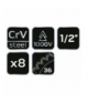 Klucze nasadowe 1000V, 8 szt. GTX NEO Tools 01-307