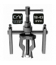 Ściągacz do łożysk 18 - 43 x 70 mm GTX NEO Tools 11-812