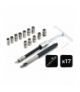 Frezy do czyszczenia gniazd wtryskiwaczy - zestaw 17 szt. GTX NEO Tools 11-885