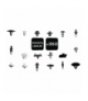 Zestaw spinek samochodowych Toyota/Lexus, 360 sztuk GTX NEO Tools 11-950