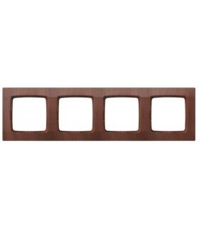 KARO R-4S/57 Ramka poczwórna , WENGE