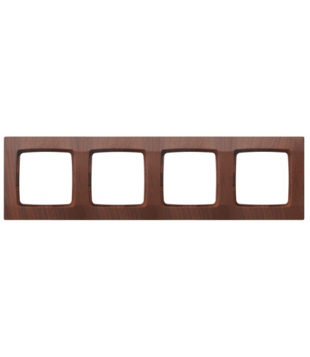 KARO R-4S/57 Ramka poczwórna , WENGE