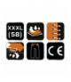 Spodnie przeciwdeszczowe PU/PVC, EN 343, rozmiar XXXL GTX NEO Tools 81-811-XXXL