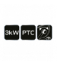 Nagrzewnica elektryczna ceramiczna PTC 3kW GTX NEO Tools 90-063