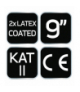 Rękawice robocze, poliester pokryty lateksem (2 warstwy), 3141X, rozmiar 9 GTX NEO Tools 97-643-9