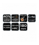 Szczypce boczne HD 40% FS 180 mm GTX NEO Tools 01-158