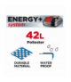 Duża torba na kółkach z rączką Energy+ GTX GRAPHITE 58G093