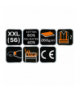 Bluza ostrzegawcza 40% poliester, 60% bawełna, 260 gsm, rozmiar XXL GTX NEO Tools 81-742-XXL