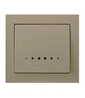 KIER ŁP-12WS/01 Łącznik kontrolny z podświetleniem pomarańczowym, BEŻOWY