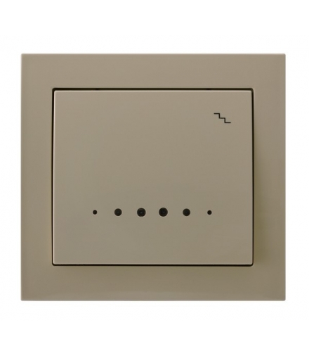 KIER ŁP-3WS/01 Łącznik schodowy z podświetleniem pomarańczowym, BEŻOWY