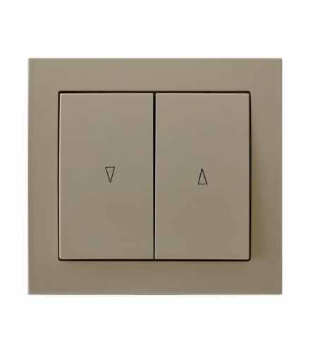 KIER ŁP-7W/01 Łącznik żaluzjowy , BEŻOWY