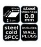 Panel narzędziowy 60x60x2 GTX NEO Tools 84-500