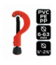 Obcinak do rur z tworzyw 6-63 mm GTX NEO Tools 02-405