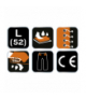 Spodnie przeciwdeszczowe PU/PVC, EN 343, rozmiar L GTX NEO Tools 81-811-L