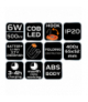 Lampa warsztatowa akumulatorowa 500 lm COB LED GTX NEO Tools 99-066