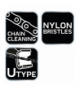 Nylonowa szczotka do czyszczenia łańcucha GTX NEO Tools 10-509