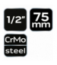 Przedłużka udarowa 1/2" 75 mm GTX NEO Tools 10-251 - zdjęcie 8
