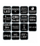 Reflektor pojedynczy 30W SMD LED 2550lm 230V na statywie 1.8m GTX NEO Tools 99-059