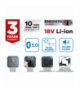 Radio budowlane akumulatorowo-sieciowe Graphite Energy+ 18V bez akumulatora GTX GRAPHITE 58GE128