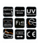 Okulary ochronne, żółte soczewki, regulowane zauszniki GTX NEO Tools 97-506