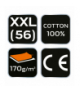 Koszula flanelowa, granatowa, rozmiar XXL GTX NEO Tools 81-545-XXL