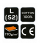 Koszula flanelowa, zielona, rozmiar L GTX NEO Tools 81-546-L