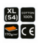 Koszula flanelowa, zielona, rozmiar XL GTX NEO Tools 81-546-XL