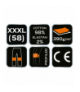 Spodnie robocze DENIM, czarne, rozmiar XXXL GTX NEO Tools 81-236-XXXL