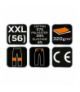Spodnie dresowe COMFORT, czarno-szare, rozmiar XXL GTX NEO Tools 81-282-XXL