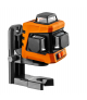 Laser płaszczyznowy 15 m 3D, czerwony, 360° w trzech płaszczyznach, z etui i uchwytem magnetycznym GTX NEO Tools 75-103