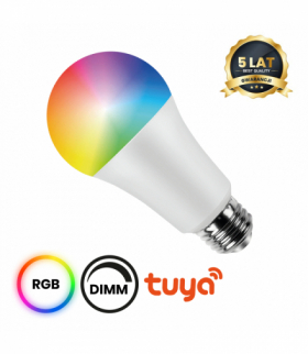 Żarówka LED Wi-FI A60 8W E27 Smart Tuya RGB+CCT+DIM Eko-Light EKSM6659