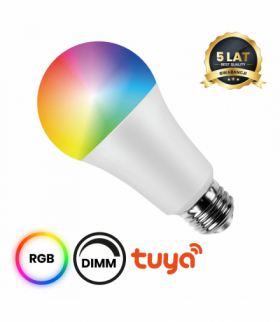 Żarówka LED Wi-FI A70 11W E27 Smart Tuya RGB+CCT+DIM Eko-Light EKSM6666