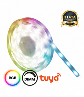 Zestaw LED RGB Wi-FI 3m Smart Tuya IP65 + CCT + Dim 12V Eko-Light EKSM7689