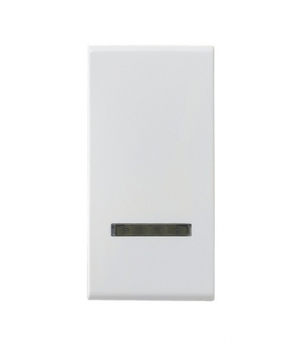 OSPEL45 ŁK-1S/46 Łącznik jednobiegunowy z podświetleniem pomarańczowym, BIAŁY CIEPŁY