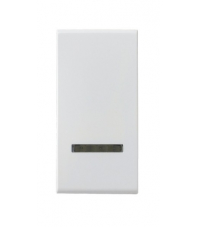 OSPEL45 ŁK-5S/46 Łącznik zwierny z podświetleniem pomarańczowym, BIAŁY CIEPŁY