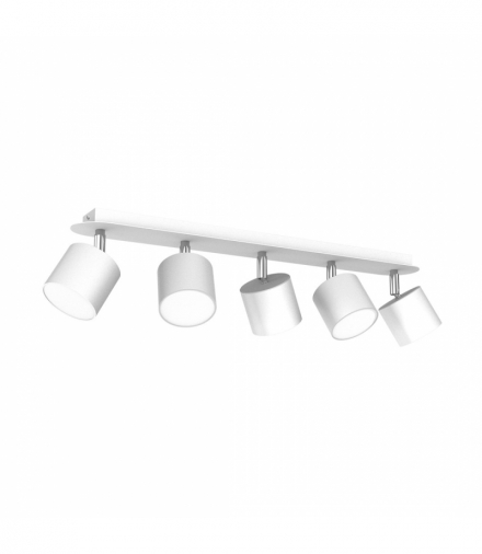 Lampa sufitowa DIXIE WHITE 5xGX53 Milagro MLP7598