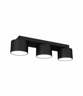 Lampa sufitowa DIXIE Black 3xGX53 Milagro MLP7545