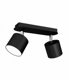 Lampa sufitowa DIXIE BLACK 2xGX53 Milagro MLP7600