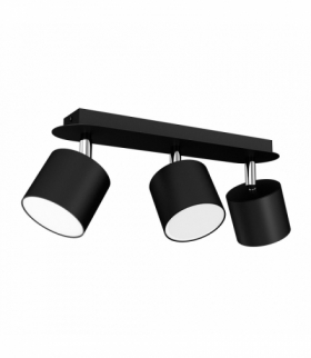 Lampa sufitowa DIXIE BLACK 3xGX53 Milagro MLP7601