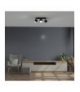 Lampa sufitowa DIXIE BLACK 3xGX53 Milagro MLP7601