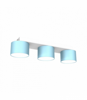 Lampa sufitowa DIXIE Blue/White 3xGX53 Milagro MLP7550