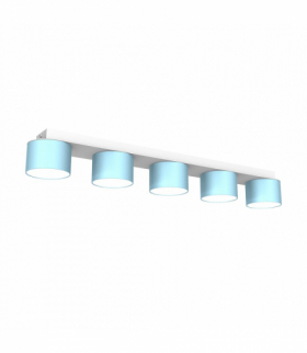 Lampa sufitowa DIXIE Blue/White 5xGX53 Milagro MLP7552