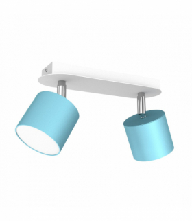 Lampa sufitowa DIXIE BLUE/WHITE 2xGX53 Milagro MLP7605